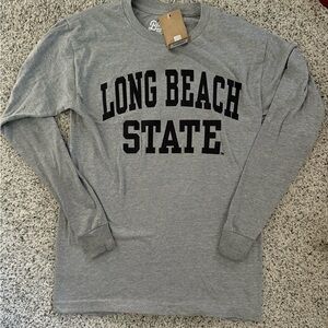 Blue 84 Gray Long Beach State Women's Long Sleeve Tee